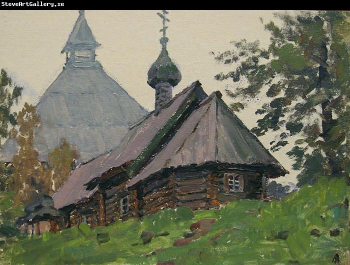 unknow artist Saint Dmitry Solunsky Church in Old Ladoga